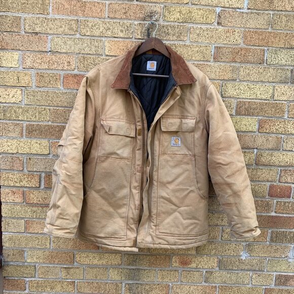 Vintage Insulated Carhartt Jacket Brown - Picture 4 of 9